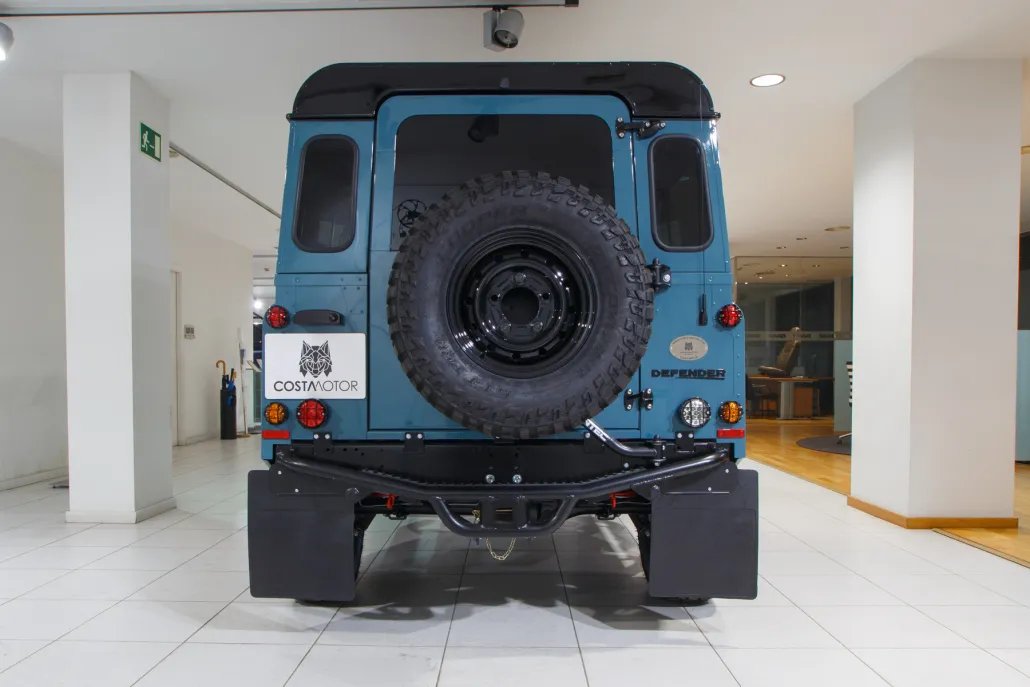 Land Rover Defender Formentera restored by Costa Motor — rear