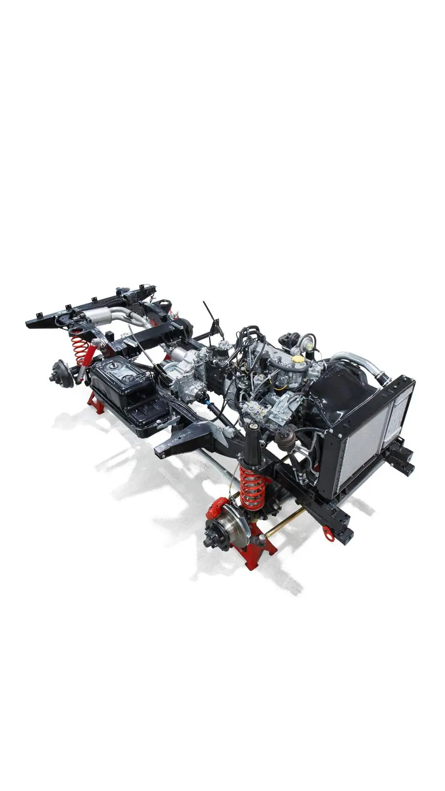 Land Rover Defender chassis restored at Costa Motor, Sabadell